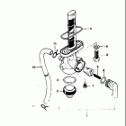 TS100 1980-1981 Топливный кран