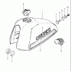 TS125 1980-1981 Fuel tank (ts125x)