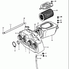 GS1100E 1980-1981 Воздухозаборник
