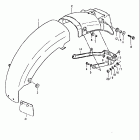 GS750E 1980-1981 Заднее крыло