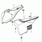 GS1100E 1980-1981 Frame cover (gs1100et)