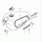 GS750E 1980-1981 Fuel tank (gs750et)