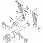 GS850GL 1980-1981 Rear swinging arm (model x)