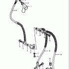 GS1100E 1980-1981 Передние тормозные трубки