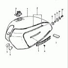 GS1000G 1980-1981 Fuel tank (gs1000gt)