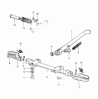 TS125 1980-1981 Подножка