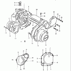 GS1000G 1980-1981 Крышки картера