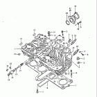 GS1000GL 1980-1981 Головка цилиндра