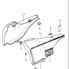 GS1100E 1980-1981 Frame cover (gs1100ex)