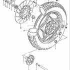 GS850GL 1980-1981 Rear wheel (model t)