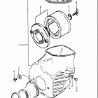 PE400 1980-1981 Воздухозаборник