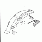 TS100 1980-1981 Заднее крыло