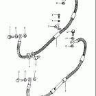 GS750E 1980-1981 Задние тормозные трубки
