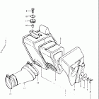 TS250 1980-1981 Воздухозаборник