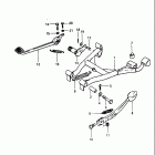GS750E 1980-1981 Подножка