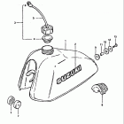 DS100 1978-1981 Fuel tank (ds100t
