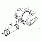 RM60 1979-1981 Воздухозаборник