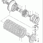 GS1000G 1980-1981 Сцепление
