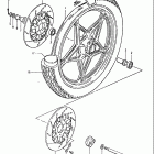 GS850GL 1980-1981 Front wheel (model t)