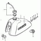 DS125 1979-1981 Fuel tank (ds125t