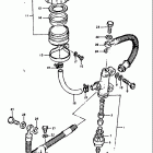 GS1000G 1980-1981 Задний торм цилиндр
