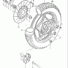 GS1000G 1980-1981 Заднее колесо