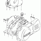 RM80 1980-1981 Крышки картера
