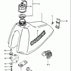 RS250 1980-1981 Fuel tank (rs250x)