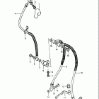 GS1000GL 1980-1981 Передние тормозные трубки