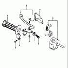 PE175 1980-1981 Left handle grip (model x)