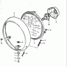 GS550T 1981 Фара