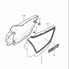 GS550T 1981 Обтекатель рамы