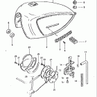 GS850GL 1980-1981 Топливный бак (модель X)