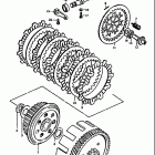 DS125 1979-1981 Сцепление