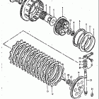 GS850G 1980-1981 Сцепление