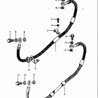 GS1100E 1980-1981 Задние тормозные трубки
