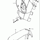 TS100 1980-1981 Headlamp housing - front fender