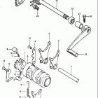 PE400 1980-1981 Механизм  переключения передач