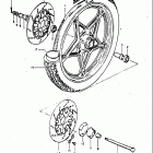 GS1000G 1980-1981 Переднее колесо