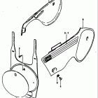 RM100 1979-1981 Frame cover (rm100x)
