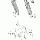 TS185 1980-1981 Rear fender - shock absorber