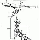 RM100 1979-1981 Right handle grip (rm100x)