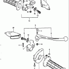 RM250 1981 Handle grip - lever