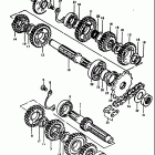 RM250 1980 Трансмиссия