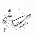 GS1000E 1980 Топливный бак