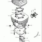 RM400 1980 Цилиндр