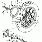 RM400 1980 Заднее колесо