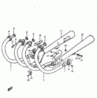 GS550,E 1980 Глушитель