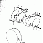 RM50 1978-1980 Frame cover (rm50c)