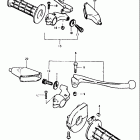 RM400 1980 Handle grip